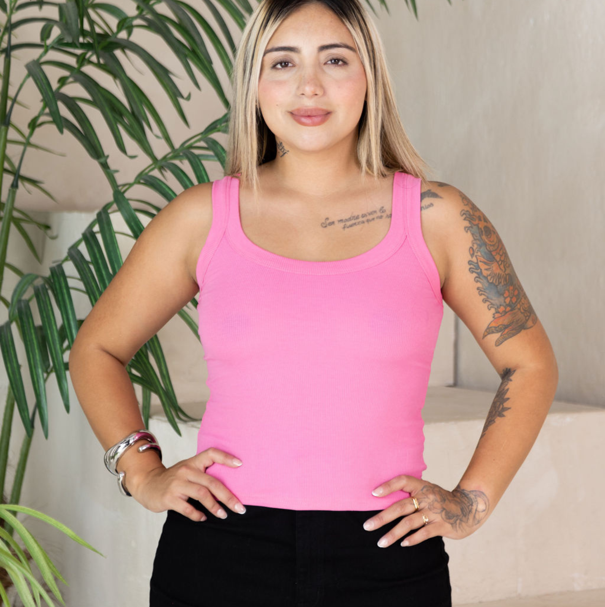 PINK TANK TOP