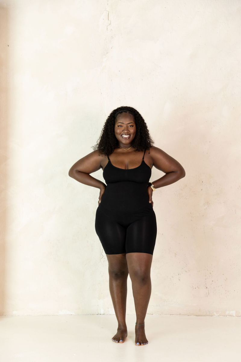 SEAMLESS BLACK FULL BODY SHAPEWEAR