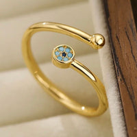 GOLD CLASSIC RING SET