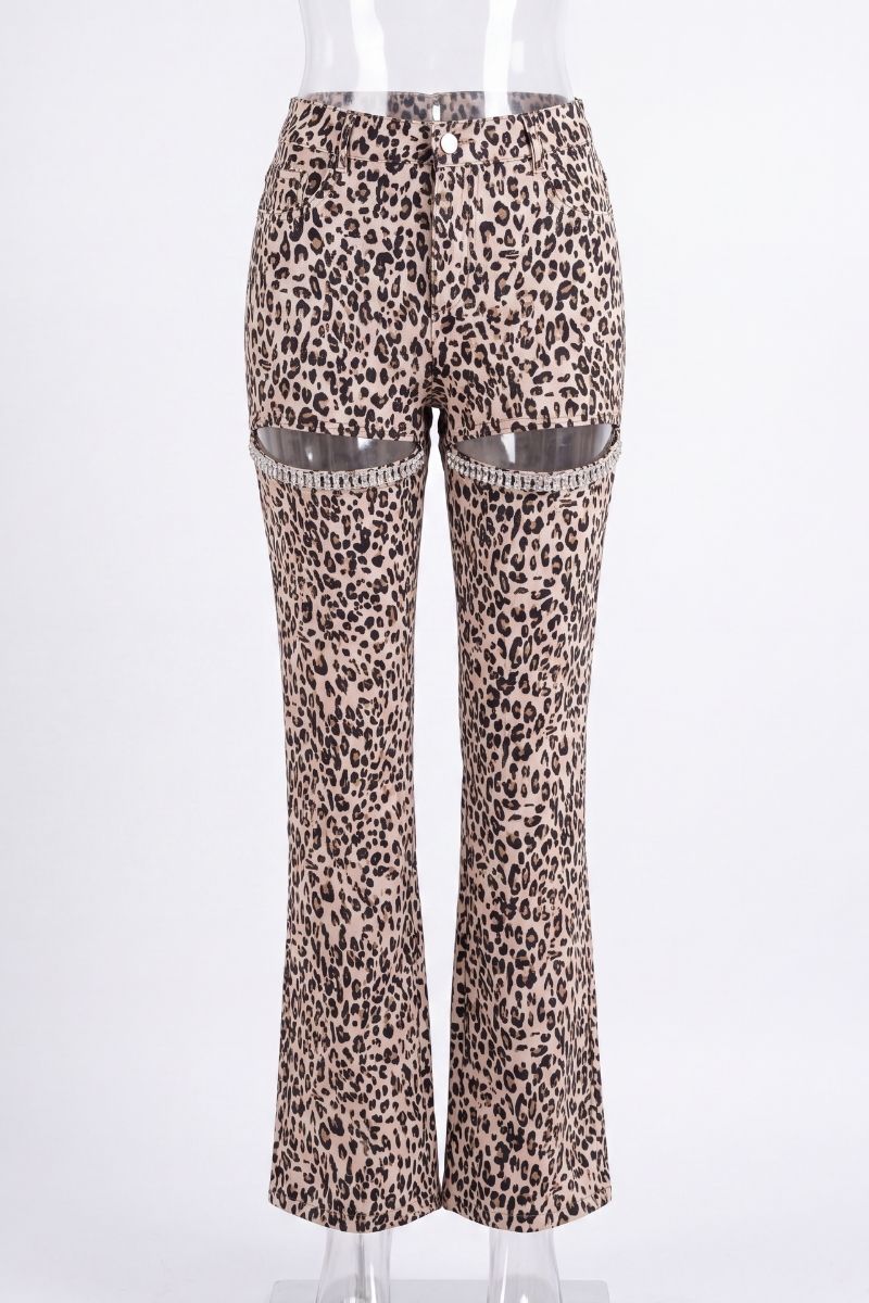 LEOPARD PRINT PANTS