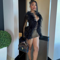 FABULOUS LEOPARD MINI DRESS