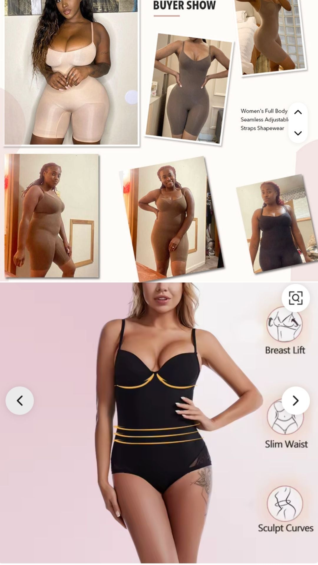 PADDED BREAST SHAPEWEAR