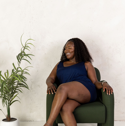 TIFANNY NAVY BLUE LOUNGE SET