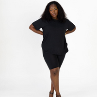 TIFANNY BLACK LOUNGE SET