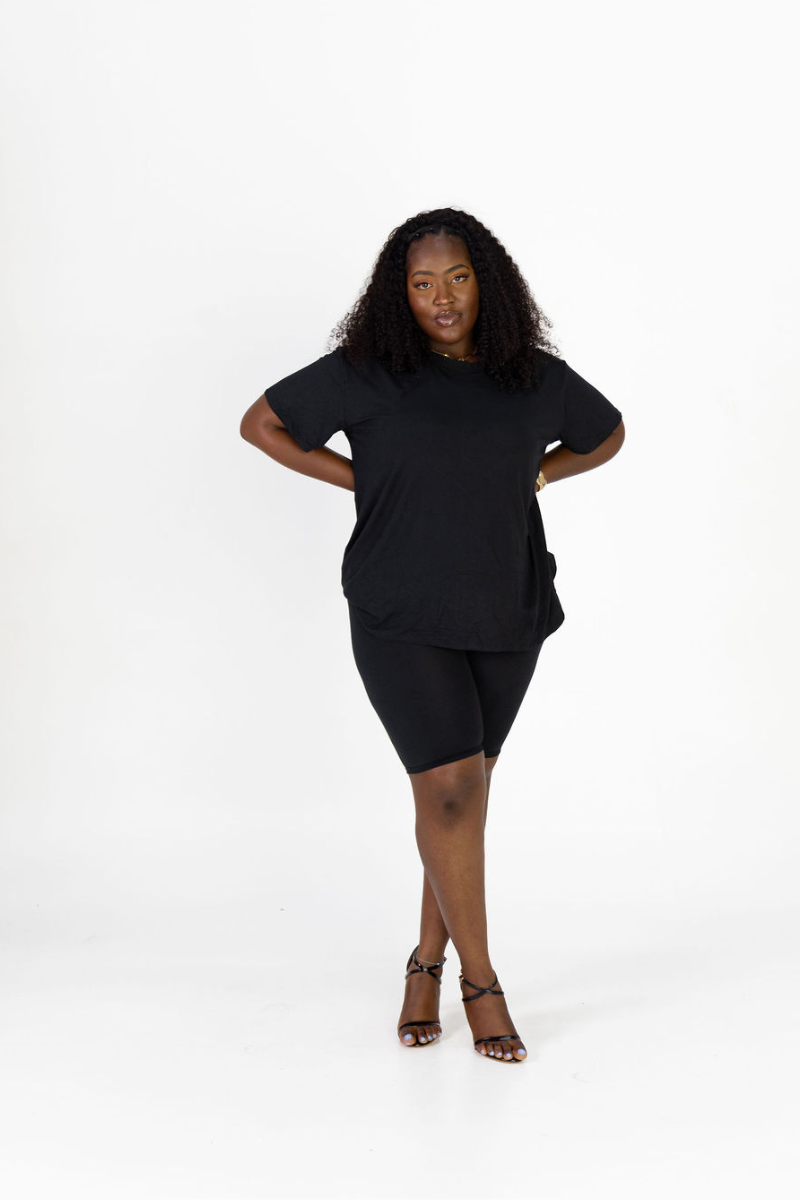 TIFANNY BLACK LOUNGE SET