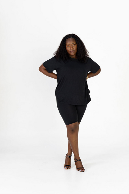 TIFANNY BLACK LOUNGE SET