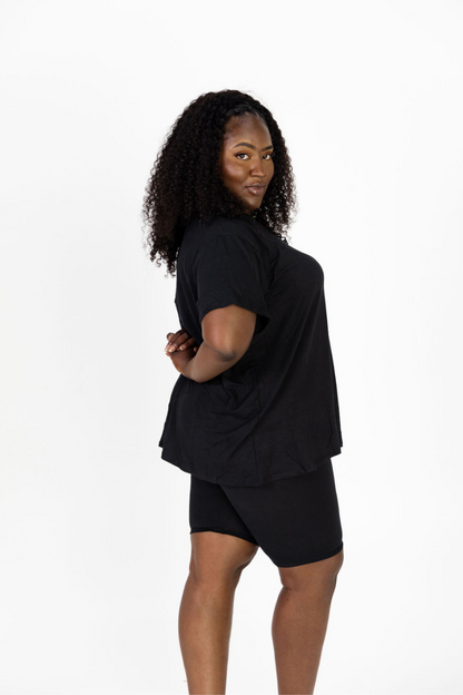 TIFANNY BLACK LOUNGE SET