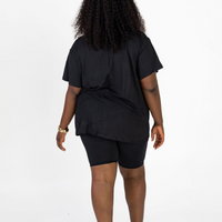 TIFANNY BLACK LOUNGE SET