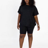 TIFANNY BLACK LOUNGE SET