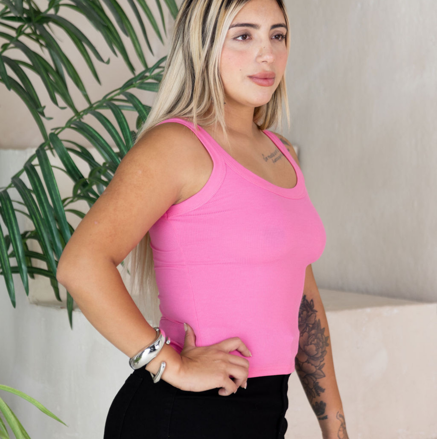 PINK TANK TOP