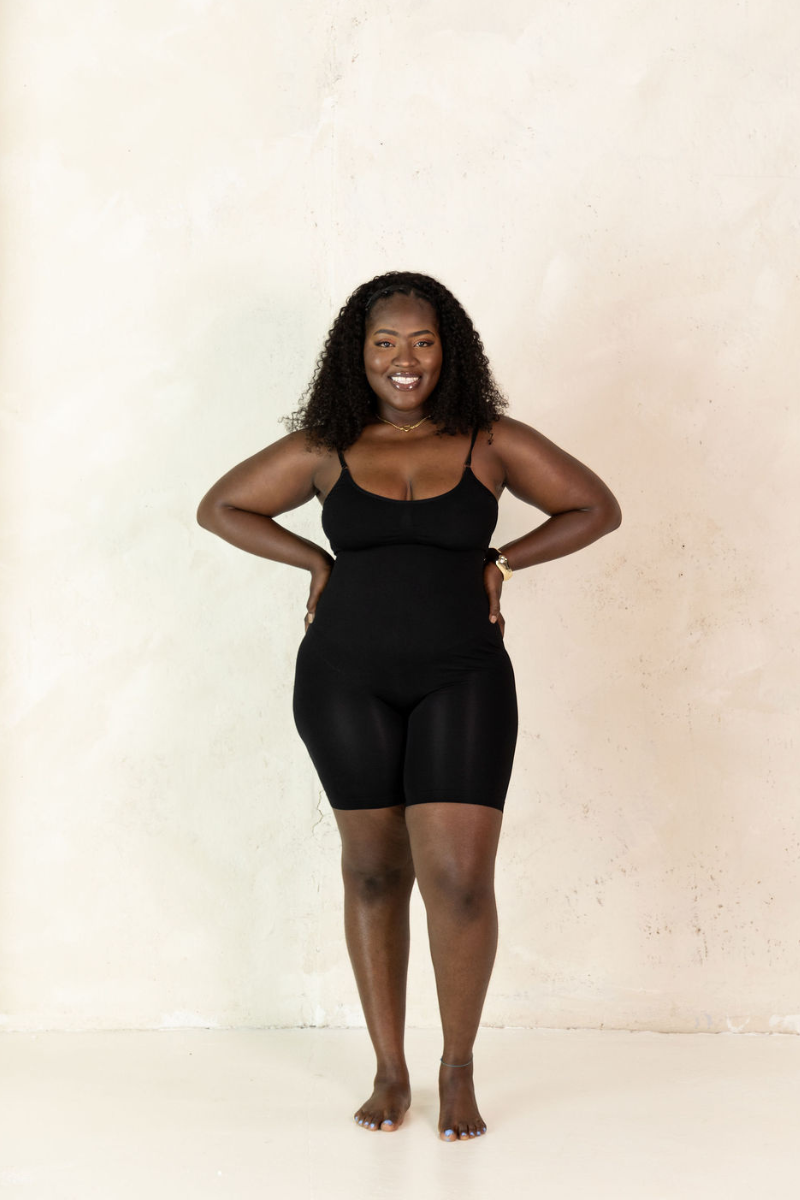 SEAMLESS BLACK FULL BODY SHAPEWEAR
