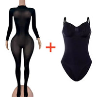 ASHLEY MESH JUMPSUIT